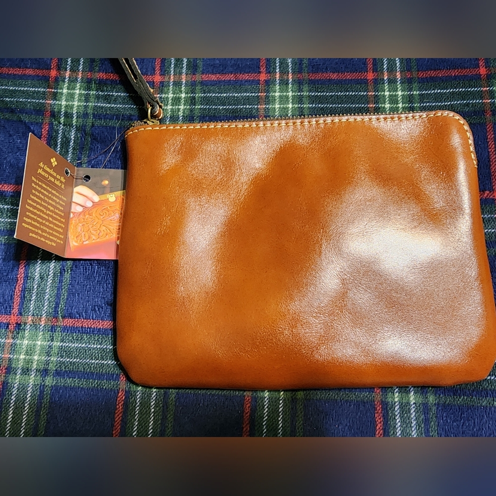 Patricia Nash Leather Clutch